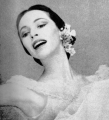 Maria Tallchief (Dance Magazine cover photo February 1954)